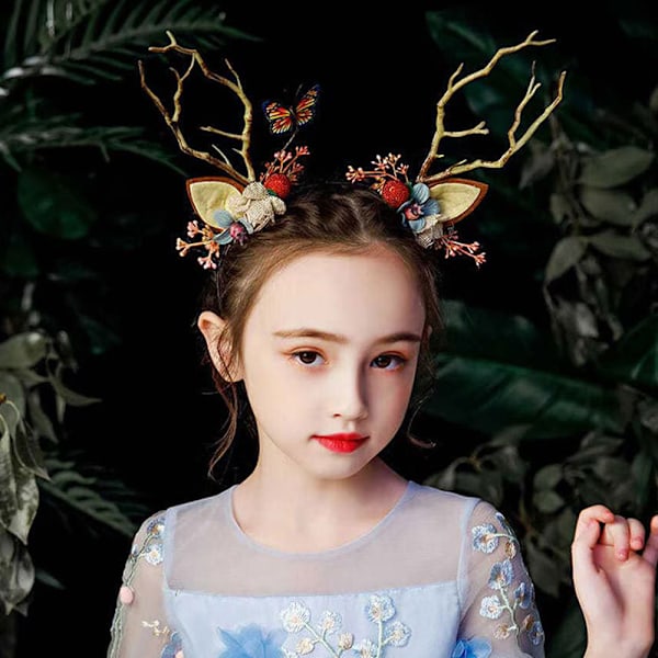 Lysende Reindeer Pandebånd Med Led, Julepandebånd Fo,ZQKLA