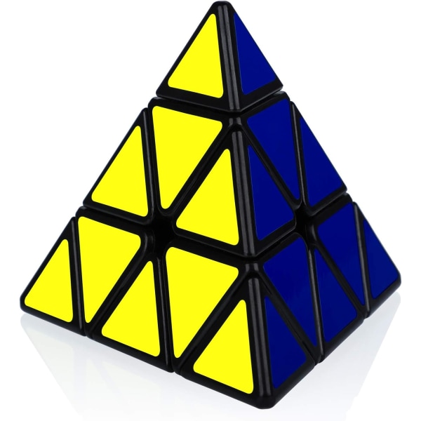 Pyraminx Cube Trekantkube, Puslespill Pyramide Magisk Kube 3x3 S, ZQKLA