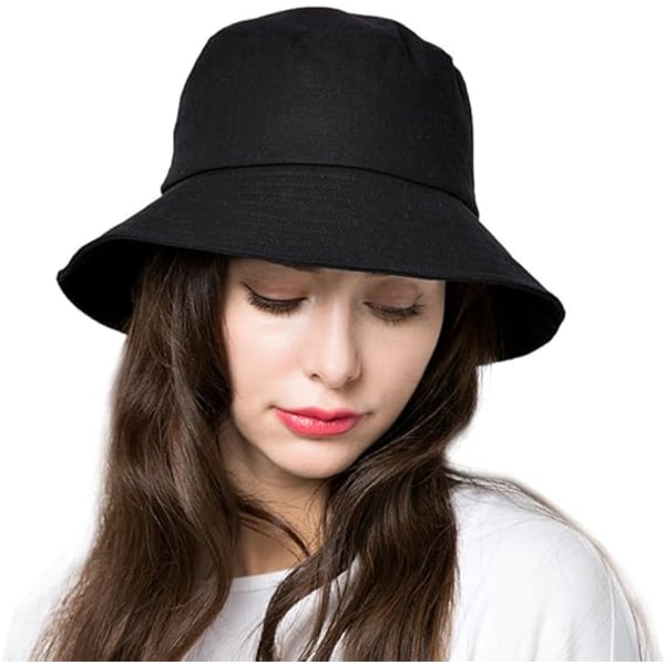 Bucket Hats til Kvinder Sun Beach Hat Teenagere Piger Bred skygge Su,ZQKLA