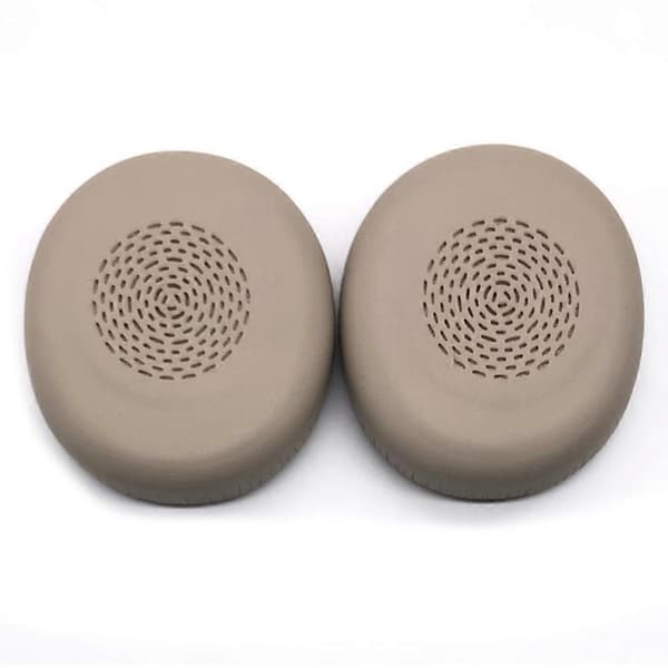 1 Par Øreputer til Jabra Evolve2 75 Hodetelefoner, Lær+Memory Foam Øreputer - Gull Gold