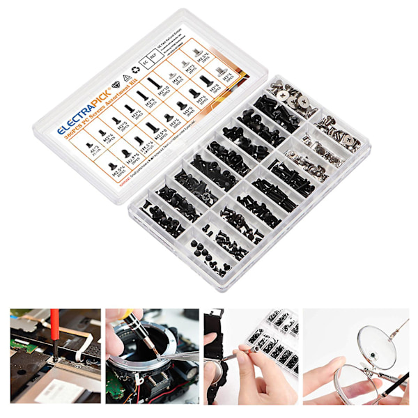 360x Universal Laptop Computer Skrue Reparationskit M2-m3 Til Ibm Hp Dell Lenovo