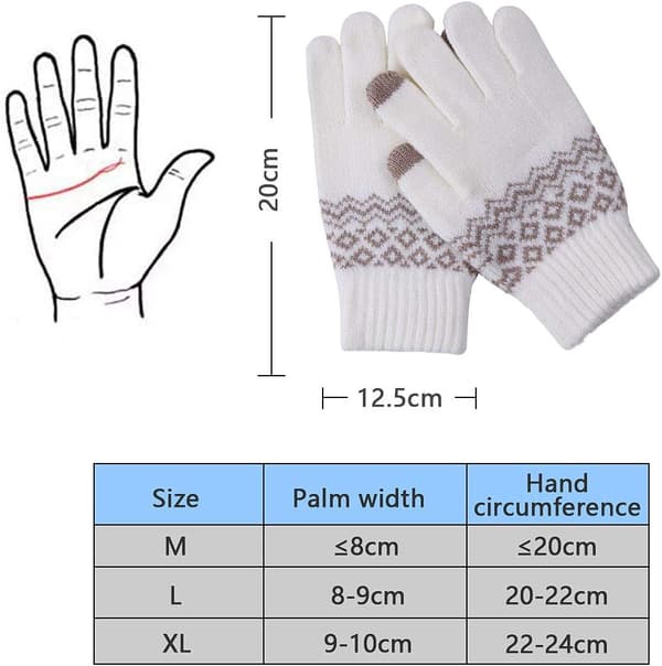 Vinterhandsker, Vinterhandsker Varme Touchscreen Anti-Slip Super, ZQKLA