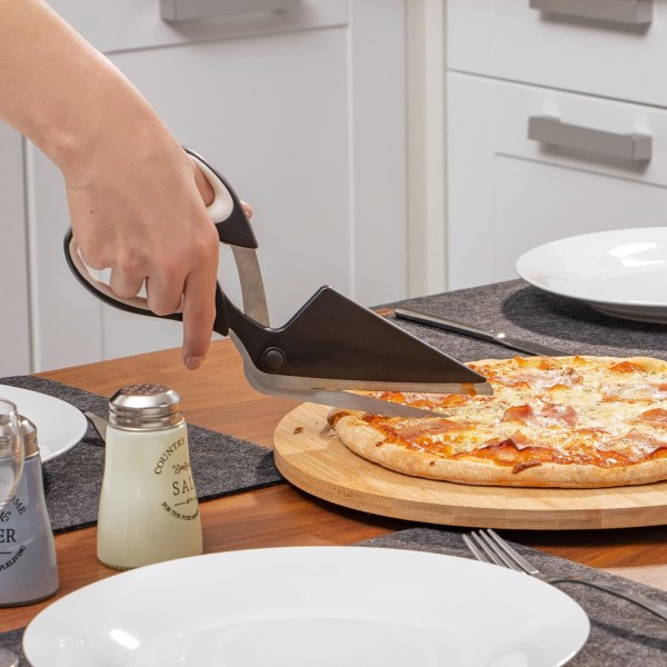 Pizzasax Pizza Cutter Pizzakutter med pizzaspade S,ZQKLA