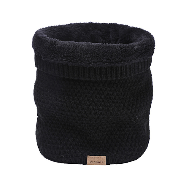 Vinter Halsvarmer Snood Sirkelskjerf Fleeceforet Dobbel-La,ZQKLA