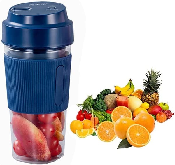 Bærbar Blenderbeholder, USB Elektrisk Juicer Multifunksjonsblender