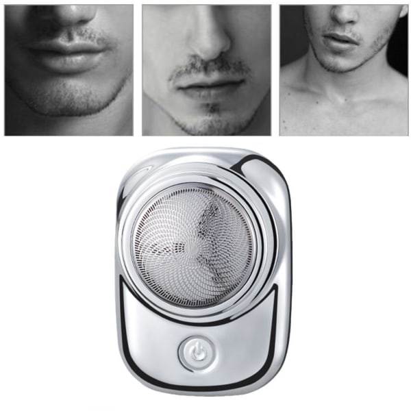 Mini Skraber Bærbar Elektrisk Skraber Skægtrimmer Razor Blades