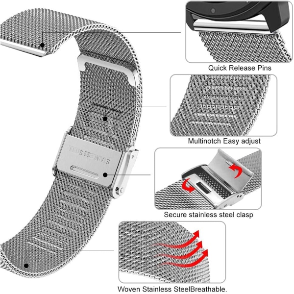 Watch för män kvinnor, watch för Smartwatch ,ZQKLA