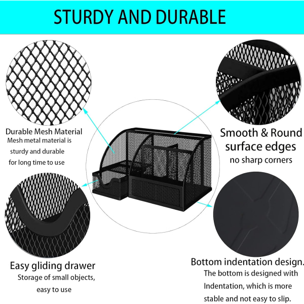 Organizer, skrivbordsförvaring, multifunktionell mesh , ZQKLA