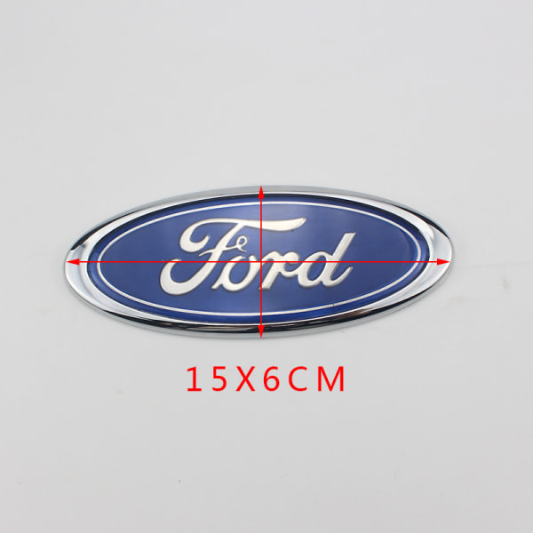 Passer til FORD gamle Mondeo for- og baglogoer og Focus Fiesta baglogoer 15CM*6