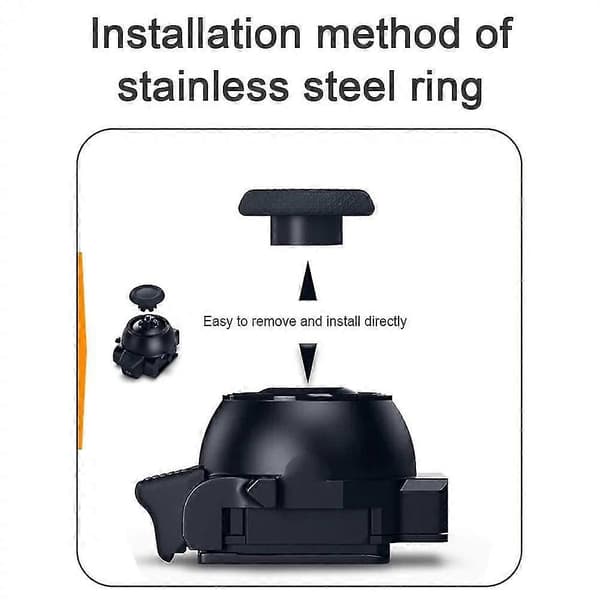 For Ps5 Edge Kontroller Modifikasjonssett Håndtak Beskyttelsesring 4pcs smooth ring