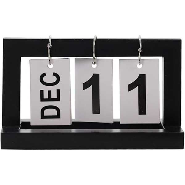 Sort, træskrivebordsbeskyttelseskalender til, ZQKLA