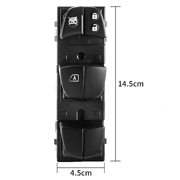 Til Juke Leaf Rogue 2010-2018 Power Master Window Switch Dør Lås Switch Førersiden 25401-3TA5A