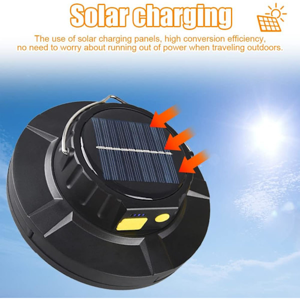 Solcelledrevet Campinglykt, Solar LED Campinglykt, LED Ca,ZQKLA