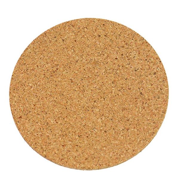Värmeunderlägg – set med 3 träunderlägg – diameter 10 cm, ZQKLA