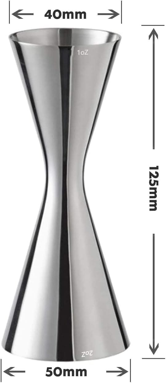 Cocktail Jigger, Dubbel Cocktail Jigger i Rostfritt Stål, Bui,ZQKLA