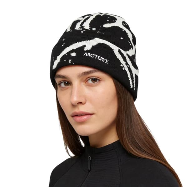 Arc'teryx Grotto Jacquard Stickad Mössa ullmössa Black