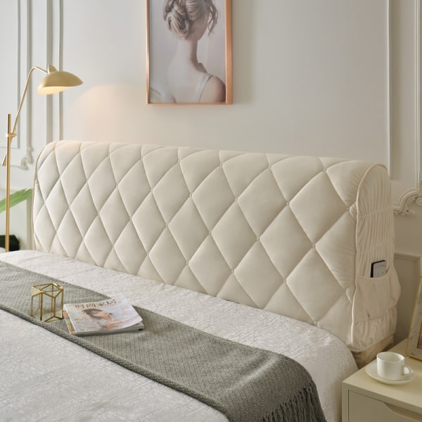 Sängynpäädyn Slipcover, Bed Cover Suojaus Paksu D,ZQKLA