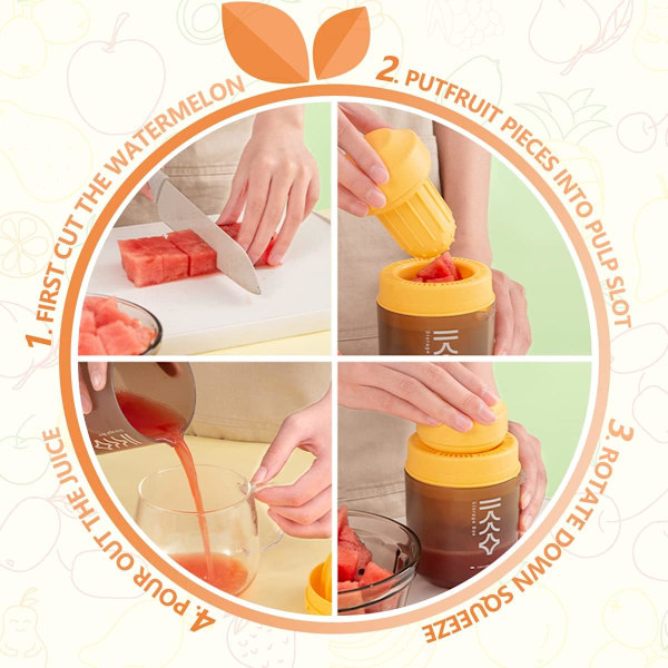 Manuel Citruspresse, Saftpresser, Appelsin/Citron/Citronpresser