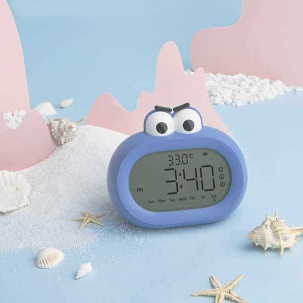 Natlampe Ur Timer til Skrivebord Digital Vækkeur Nedtælling fo