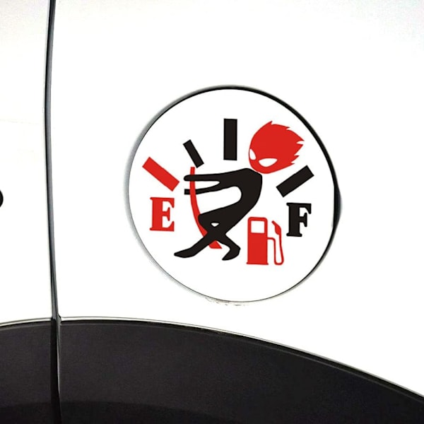 Roliga Bilstickers, Självhäftande Bilstickers för Bränsleluckan