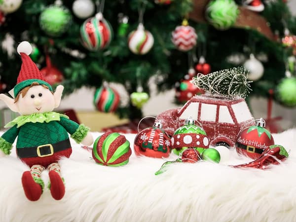 70 stk Julekuler, 3-8 cm Deilige Elf Knusefrie Jule