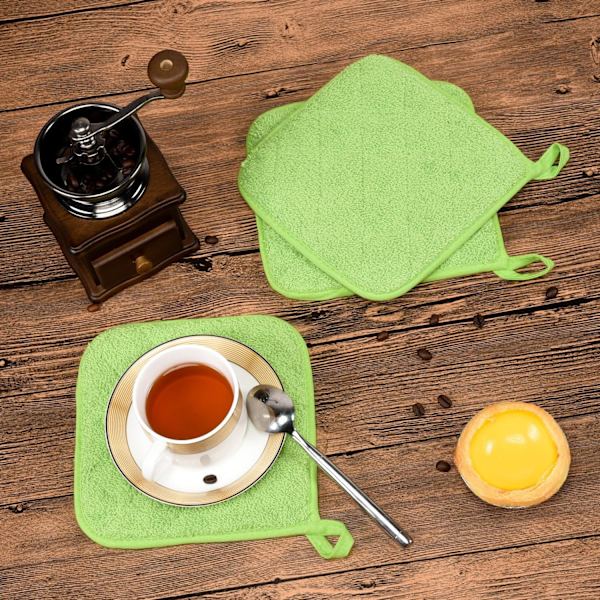 Grydelapper Sæt, 6 Pakke Varmebestandige Hot Mat Underlag Pure Co