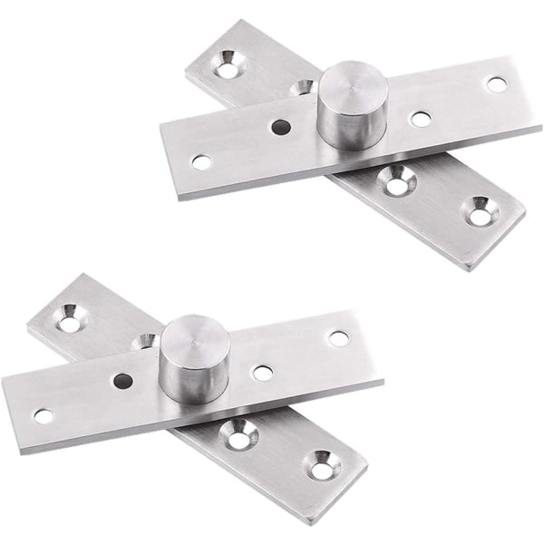 Set of 2 Stainless Steel 360 Degree Pivot Door Hinges with F,ZQKLA