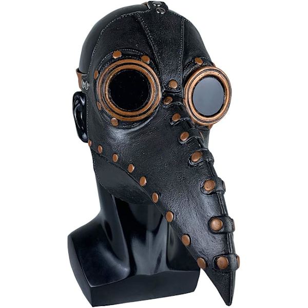 Halloween Pestedoktor Maske til Halloweenfest, Steampunk fugl
