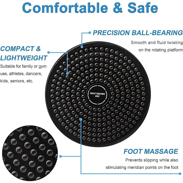 Sport Waist Twist Disc, Balancebræt med Anti-Skrid Sikkerhed P,ZQKLA