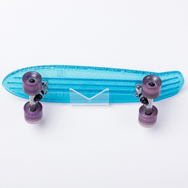 Transparent，Väggfäste för skateboard, longboard, vertikalt, ZQKLA