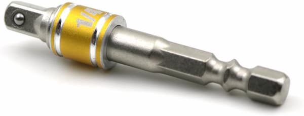 Iskuhylsyadapterisarja 3 kpl, 1/4\", 3/8\" ja 1/2\" mutterille, ZQKLA