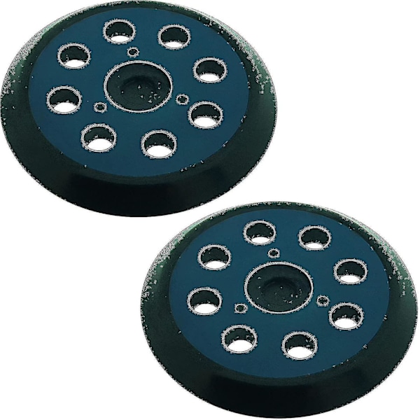 2-pakke 2 x 8 hull 125 mm orbital slipeskive kompatibel med Makita M9204 Bo5030 Bo5031 Dbo180z Bo8041 Dbo180rmj Bo5041 Bo5010 Bo50111 Bo5012 - XC