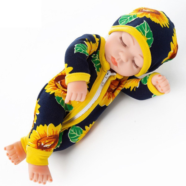 12 tommer nyfødt genfødt babydukke og tøjsæt realistisk S,ZQKLA