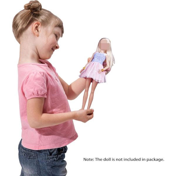 35-pack Handgjorda Dockkläder Set Inklusive 2 Prinsessklänningar, ZQKLA