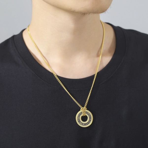 Viking Runor Halsband Antika Nordiska Runor Hänge Halsband R,ZQKLA