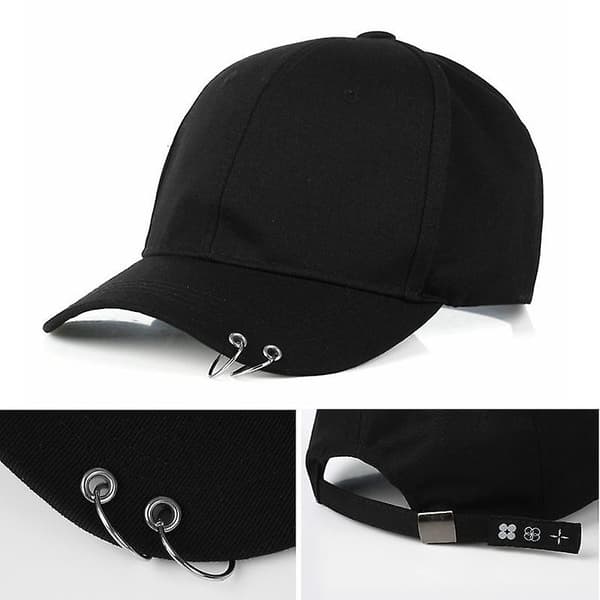 Bomulls Baseball Caps Hardtop Herre- og Dame Solid Solbeskyttelse