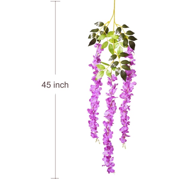 12 kpl 3,75 jalkaa/kpl Teko-Wisteria-köynnös Ratta, ZQKLA