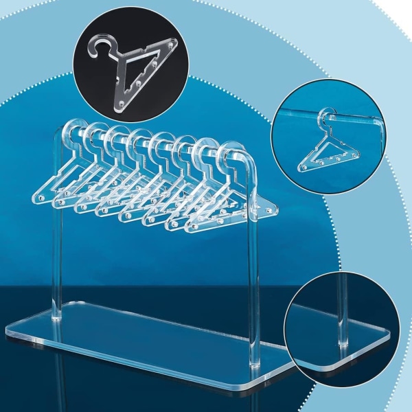 Akryl Øreringsholder, Hængende Smykkeudstillingsstativ, ZQKLA