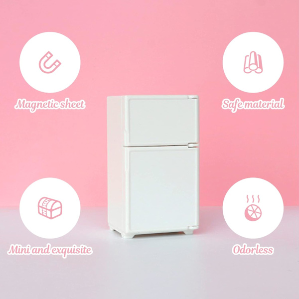 Unika Mini Kylskåpsmagneter, Roliga Söta Miniatyrkylskåp M