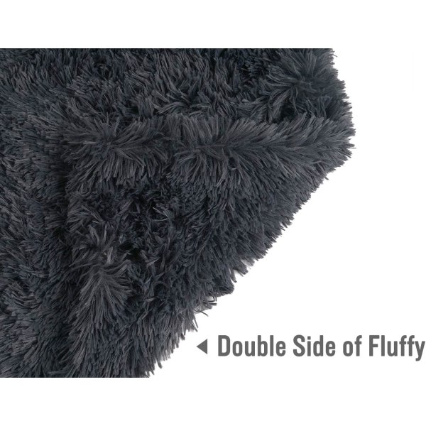 Dewenwils Supermjuk Dubbelsidig Plysch Fluffig Hundfilt Varm S