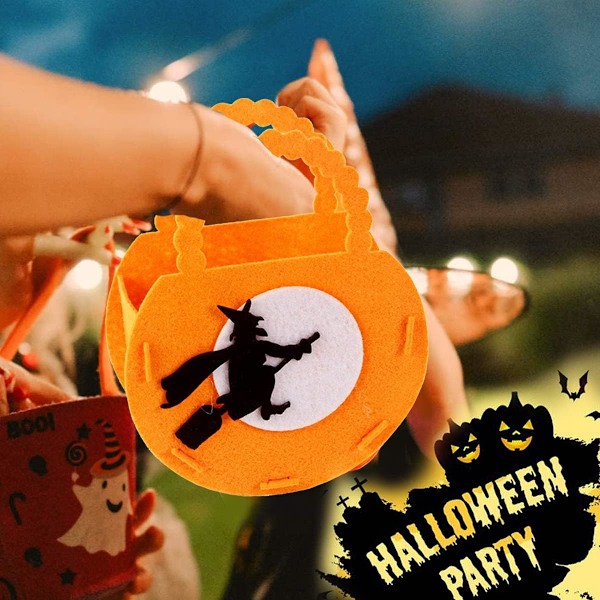 4 kpl Halloween-karkkipusseja, Halloween-karkkipussien täyttö