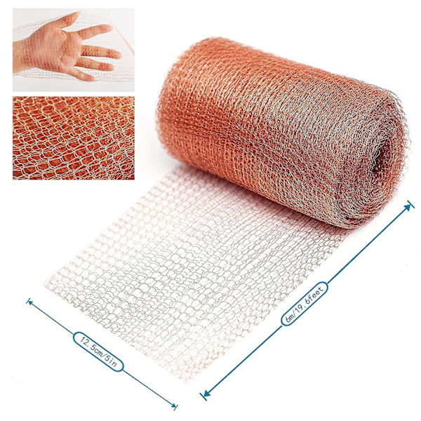 Högkvalitativ Musskyddande Trådmesh, Vävd Kopparmesh (127mm, ZQKLA