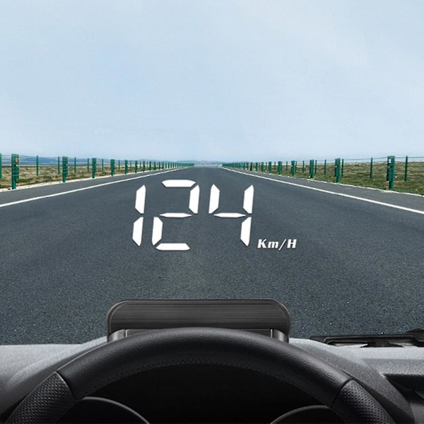 Head Up Display, Auton yleismaailmallinen GPS HUD, Nopeusmittari USB-liitäntä, Nopeus, Ajosuunta, Ylinopeus, Poista vikakoodi, Kaikille ajoneuvoille