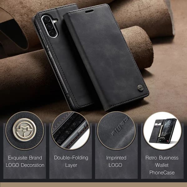 CaseMe Slim Pung Etui Samsung Galaxy A17 Sort, su