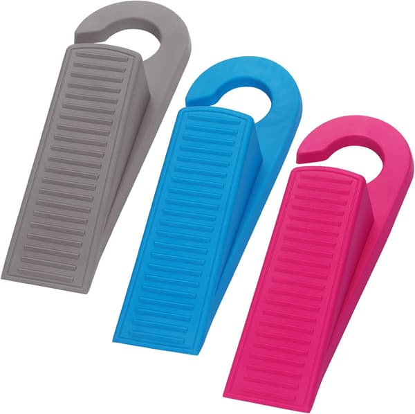 3-pak Gummikrog Type Dørstoppere 2,5 cm Tyk Dørstopper, ZQKLA