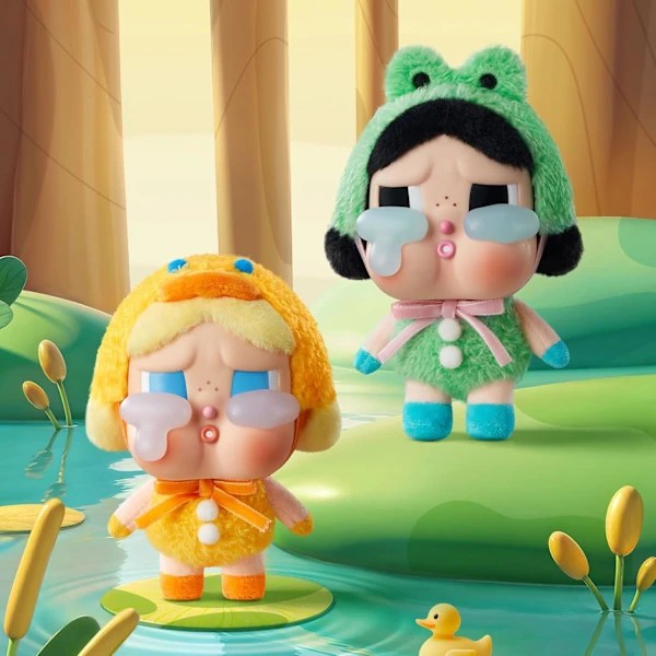 6 kpl LABUBU MonsterPOP MART Crybaby Tears Factory -sarja - Vinyylikasvo Pehmo Blind Box, Satunnainen Design Toimintahahmo