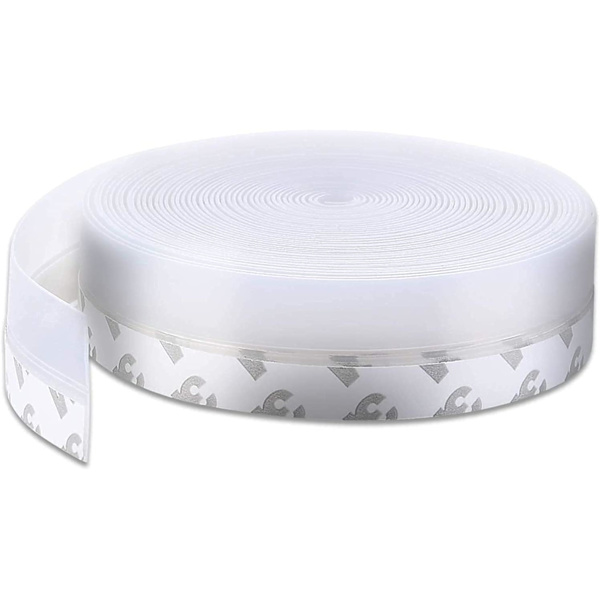 Liimautuva Ovipohjan Tiiviste, 5M x 25MM Läpinäkyvä Pehmeä Silikonitiiviste, ZQKLA