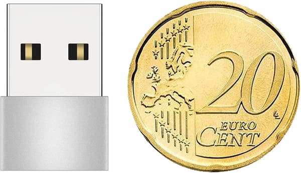 USB-C naar USB-A-sovitin (2 kpl), USB-C naar U,ZQKLA