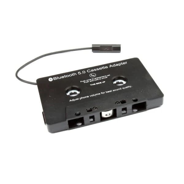 Bilstereo Bluetooth kassettbandspelare Bluetooth 5.0 kassett Aux-adapter svart