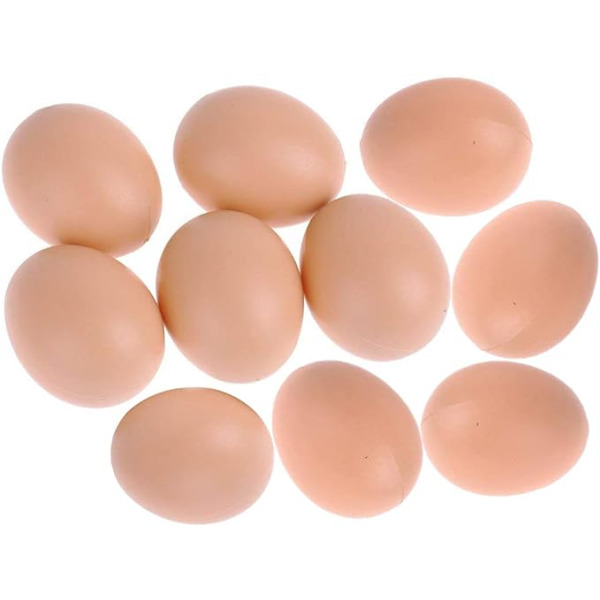 Låtsasägg för höns Set Trä Låtsasägg Hjälper Värphöns Gård